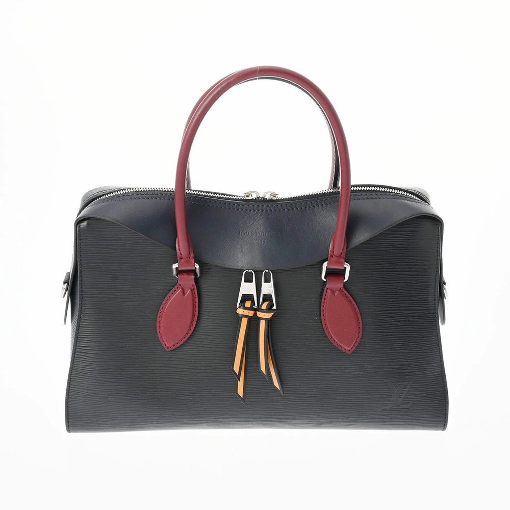 LOUIS VUITTON Epi Tuileries Tote Bag Black Navy Blue Bordeaux Purple Red